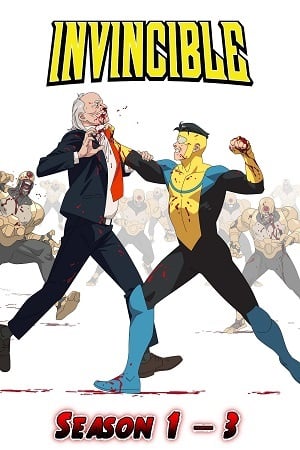 Invincible (Season 1 – 3) Dual Audio {Hindi–English} AMZN WEB-Series 480p | 720p | 1080p WEB-DL