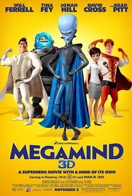 Megamind (2010) Dual Audio {Hindi-English} 480p [300MB] | 720p [1GB] | 1080p [1.7GB]