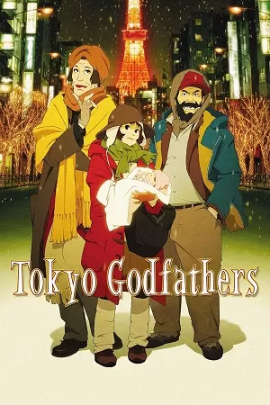 Tokyo Godfathers (2003) Multi Audio {Hindi-English-Japanese} REMASTERED BluRay 480p [350MB] | 720p [1GB] | 1080p [2.1GB]